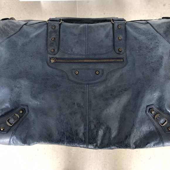 Balenciaga Handbags - Balenciaga City Weekender Handbag in Navy
